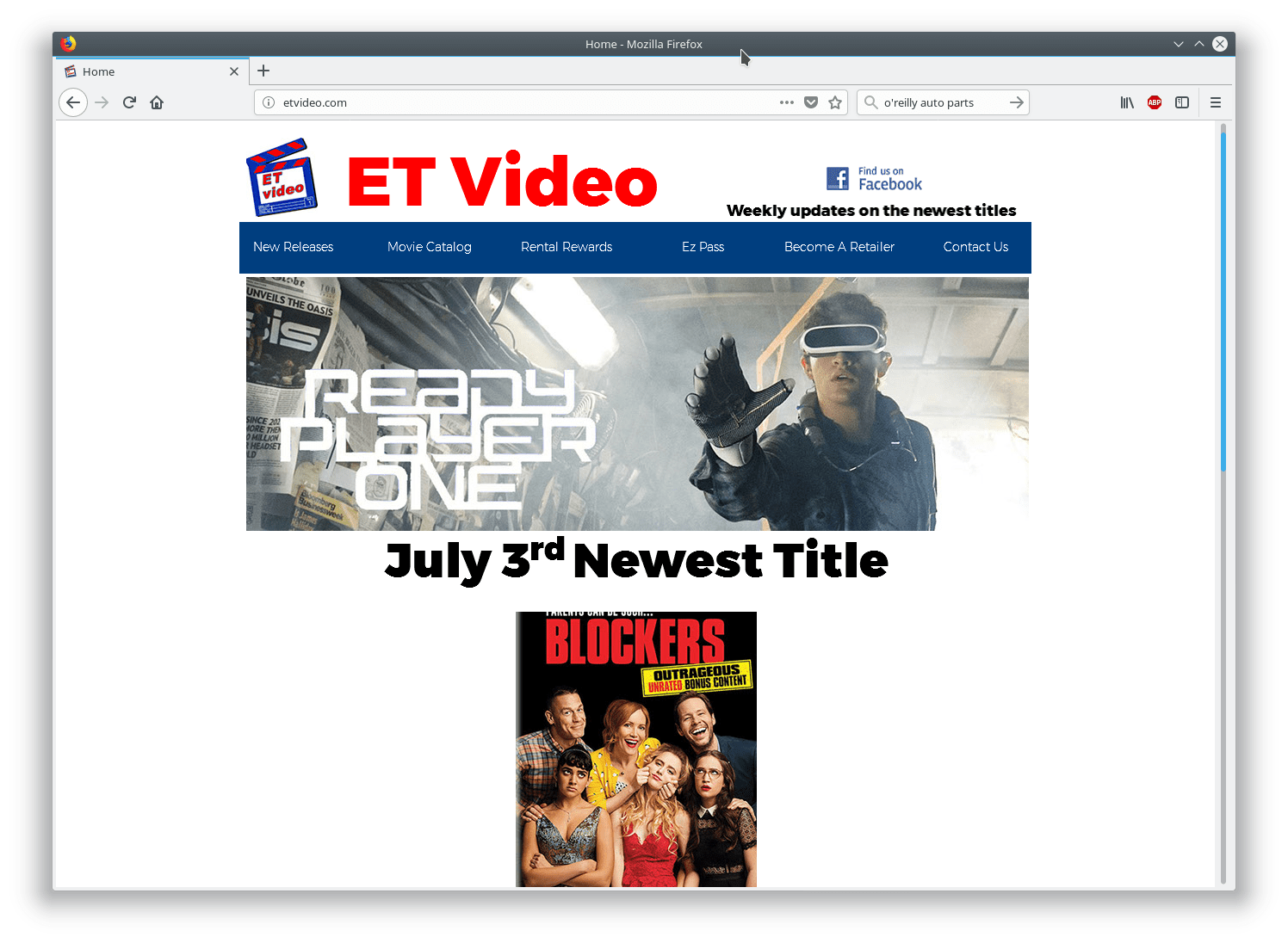 ET Video home page