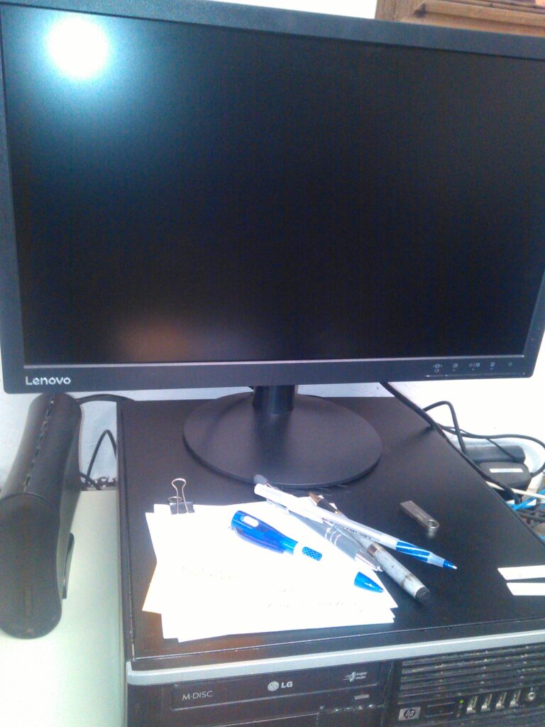 black screen image