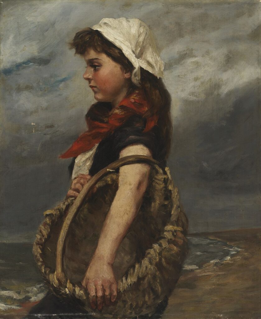 Girl with Basket by Alice