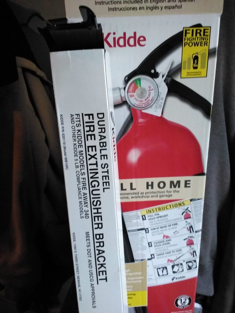 fire extinguisher bracket