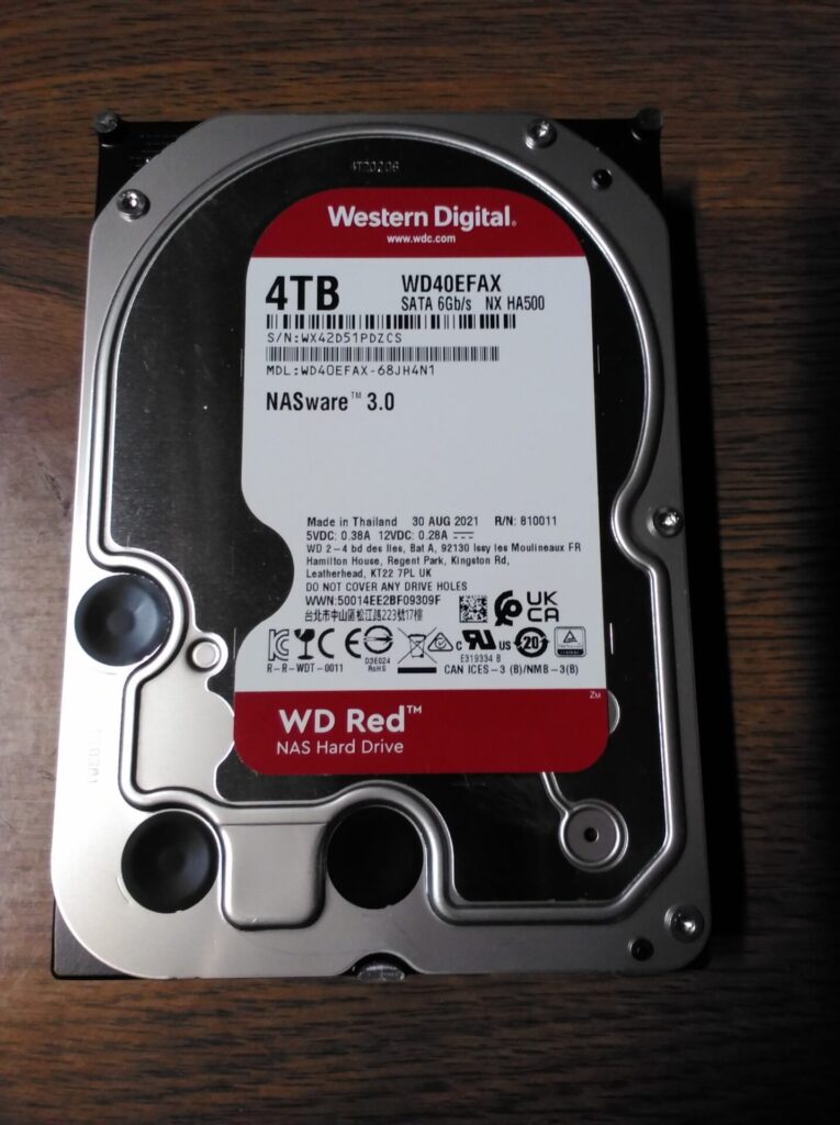 WD RED 4TB