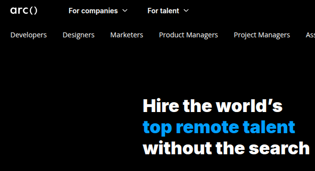 arc.dev site